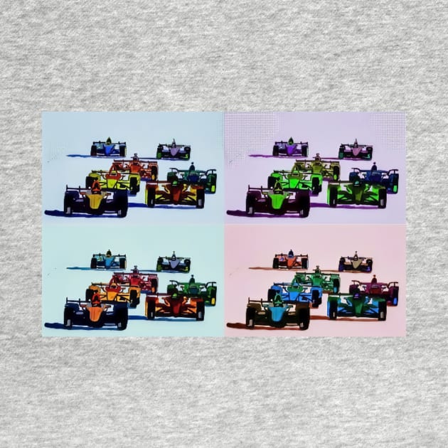 Formula 1 in Pop Art by PB and Junk Arts